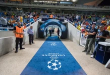 Atlético – Inter Mediolan podstawowe składy. Kto zacznie mecz od 1. minuty? (26.11.2025) Liga Mistrzów - piłka logo tunel 2