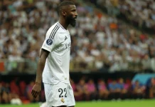 Gorąco w derbach Madrytu! Rüdiger i Hjulmand musieli zostać rozdzieleni Real Madryt - Antonio Rudiger 2