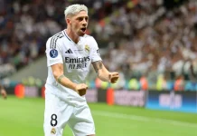Real Madryt ma problem. Federico Valverde z poważną kontuzją kostki Real Madryt - Federico Valverde 3