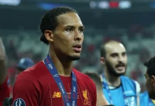 Liverpool – Atlético Madryt: hit na inaugurację Ligi Mistrzów. Wielkie emocje na Anfield Liverpool - Virgil van Dijk z medalem